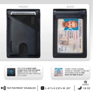 Black Wallet/Money Clip
